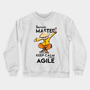 Scrum Master in Action Crewneck Sweatshirt